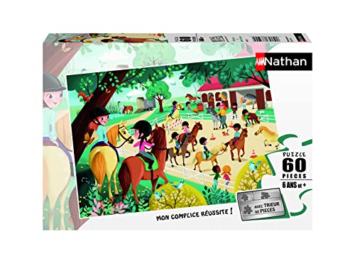 Nathan 86626 Puzzle Willkommen im Pferdezentrum, 60 Teile Nathan 86626 Puzzle Willkommen im Pferdezentrum, 60 Teile von Nathan