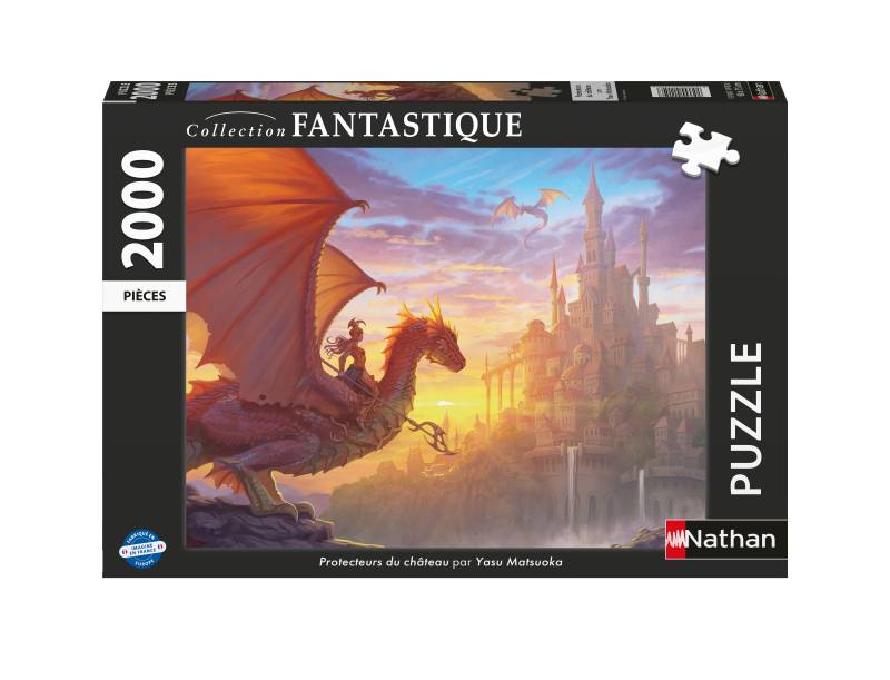 Nathan Beschützer des Schlosses (Sammlung Fantasy) 2000 Teile Puzzle Nathan-01150 von Nathan