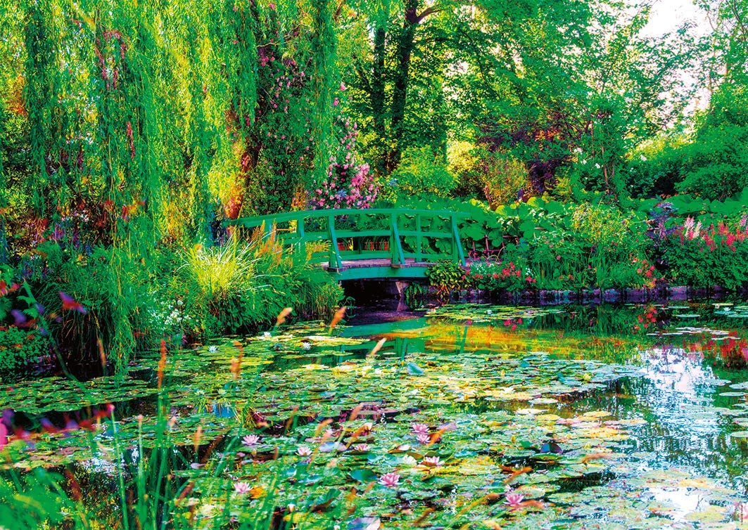 Nathan Die Gärten von Claude Monet, Giverny 1500 Teile Puzzle Nathan-00943 von Nathan