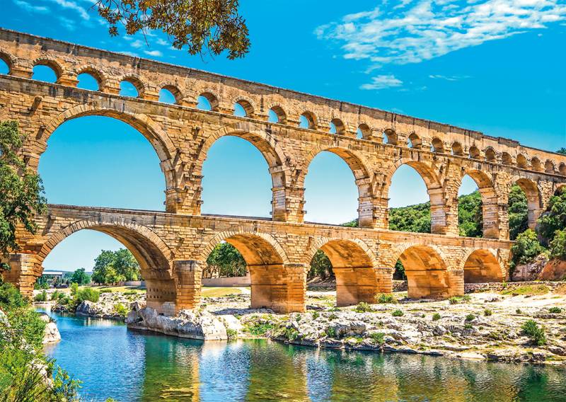 Nathan Die Pont du Gard 1000 Teile Puzzle Nathan-00899 von Nathan