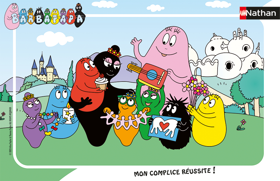 Nathan Fest Barbapapa 15 Teile Puzzle Nathan-01136 von Nathan