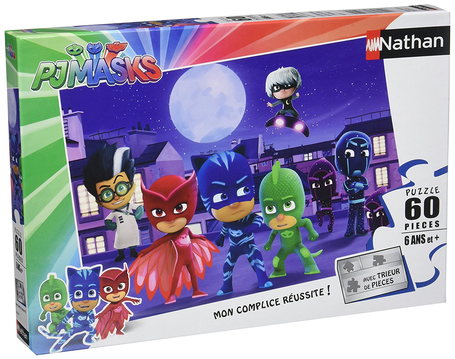 Nathan PJ Masks 60 Teile Puzzle Nathan-86585 von Nathan