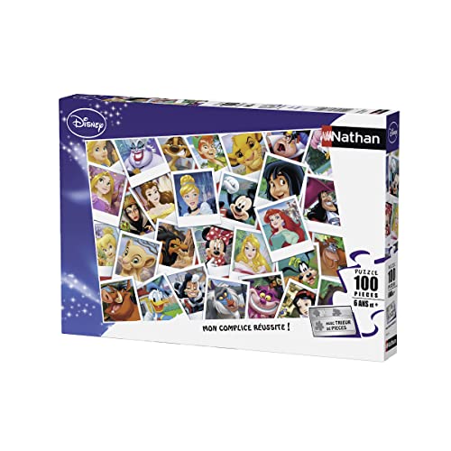 Nathan Puzzle 86737, Motiv Disney im Laufe der Zeit, 100 Teile von NATHAN