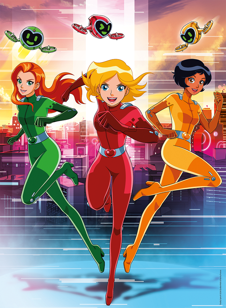 Nathan Sam, Clover und Alex / Totally Spies! 500 Teile Puzzle Nathan-01144 von Nathan