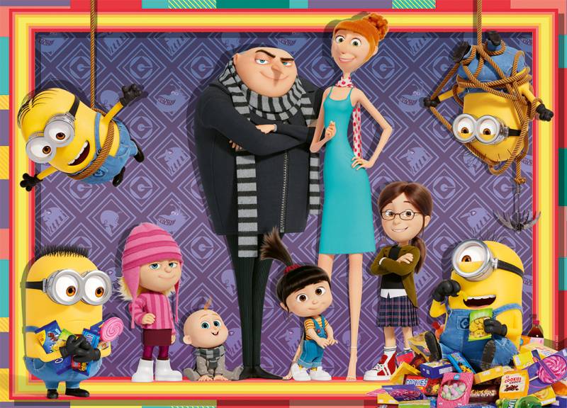 Nathan The Despicable Me 4 Family 100 Teile Puzzle Nathan-01097 von Nathan