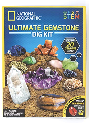 National Geographic JM80206 Ultimate Gemstone Dig Kit, Multi Color von National Geographic