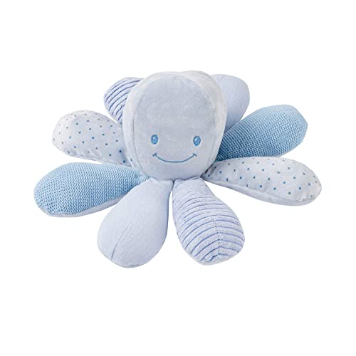 Nattou 879729 LAPIDOU Octopus Aktivitäten, Blau, 20 cm von Nattou