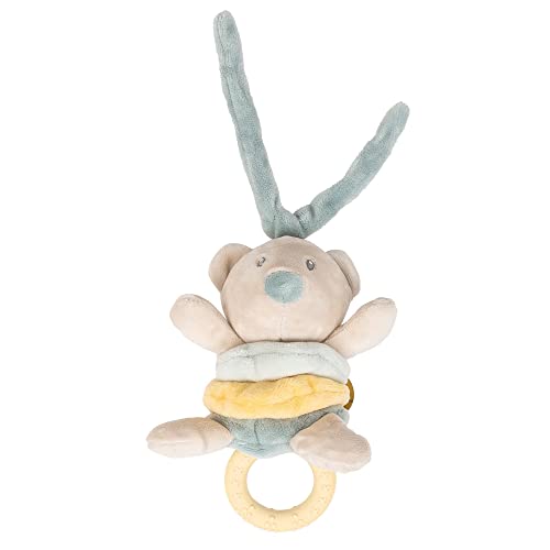 Nattou Aktiv-Spielzeug aus Polyester, Mit Vibrationsfunktion und Silikon-Beißring, Bär Jules, Ca. 22 cm, Romeo, Jules und Sally, Bunt Nattou Aktiv-Spielzeug aus Polyester, Mit Vibrationsfunktion und Silikon-Beißring, Bär Jules, Ca. 22 cm, Romeo, Jules und Sally, Bunt von Nattou