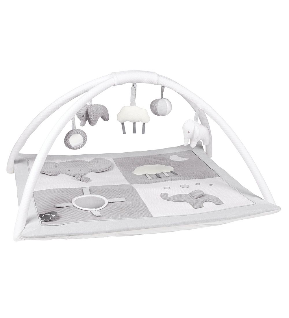 Nattou Krabbeldecke Tembo - 75x60 cm - Grau/Weiß - Nattou - One Size - Krabbeldecke Nattou Krabbeldecke Tembo - 75x60 cm - Grau/Weiß - Nattou - One Size - Krabbeldecke von Nattou