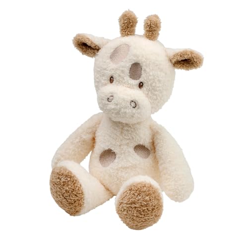 Nattou Kuscheltier Giraffe, Wegbegleiter ab der Geburt, ca. 30 cm, Polyester, Teddy, Weiß von Nattou