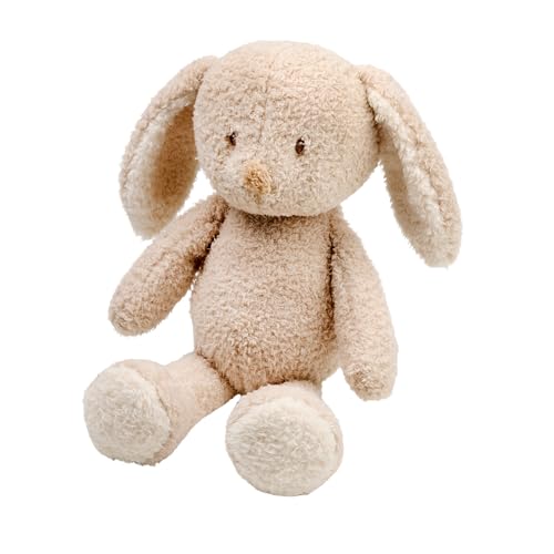 Nattou Kuscheltier Hase, Wegbegleiter ab der Geburt, ca. 34 cm, Polyester, Teddy, Beige von Nattou