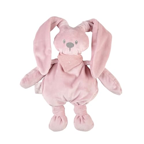 Nattou Lapidou Kuscheltier Hase, Pink von Nattou