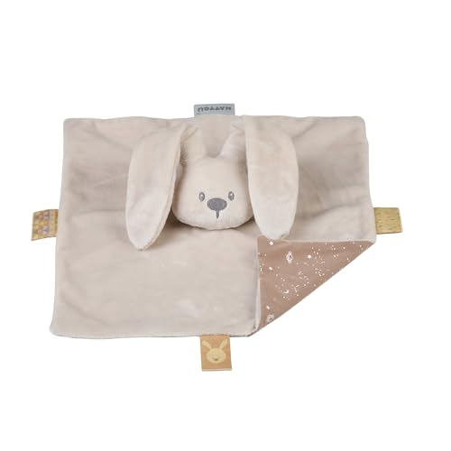 Nattou Comforter Doudou Rabbit LAPIDOU, 27 cm, Lapidou Sand Coloured von Nattou