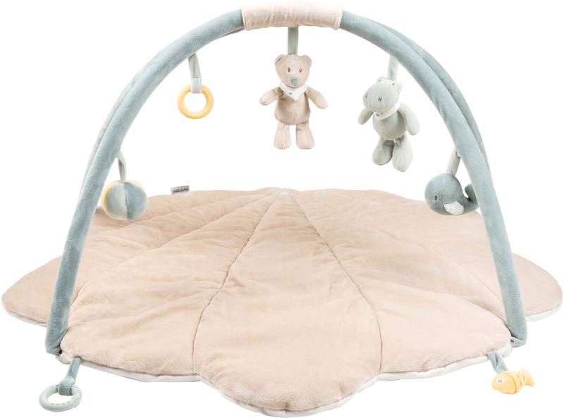 Nattou Romeo, Jules &  Sally Spielbogen Muschel, Beige/Kupfergrün, Babyspielzeug von Nattou