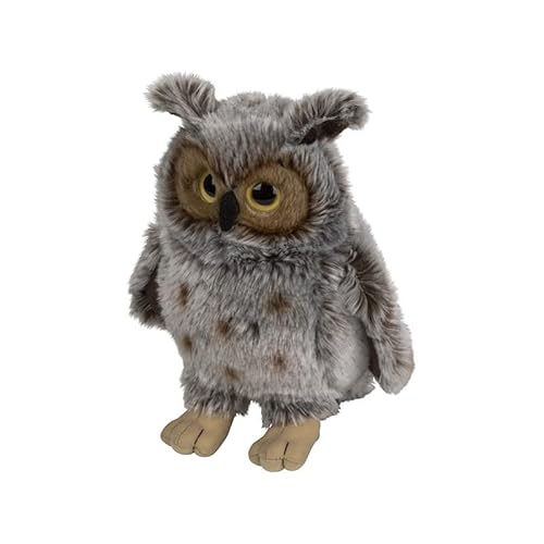 Nature Planet Plüsch Oehoe Eule Vogel Kuscheltier 22 cm - Tiere Spielzeug Kuscheltiere Geschenk - Eulen Kuscheltiere von Nature Planet