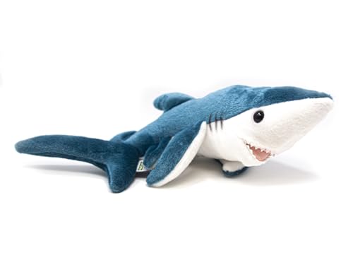 Plüsch Blauer Hai Kuscheltier 40 cm - Tiere Spielzeug Kuscheltiere Geschenk - Haie Kuscheltiere/Tiere von Nature Planet