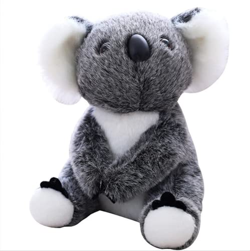 NatureMan 28cm Koala Bär Gefüllte Plüsch Tier Simulation Koala Puppe Spielzeug Geschenk für Kinder (grau) von NatureMan