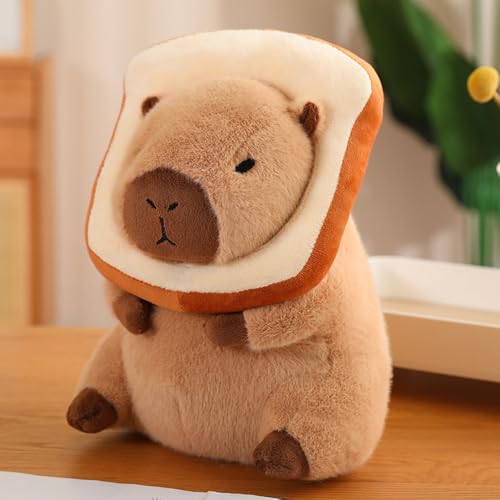 NatureMan Nette Capybara gefüllte Tiere,30cm Capybara Plüschtiere, Capybara gefüllte Aniamls Spielzeug für Mädchen Kinder Erwachsene Geburtstage (Brote) von NatureMan