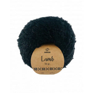 Navia Lamb Garn 1307 Schwarz von Navia