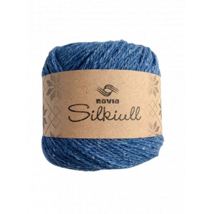 Navia Silkeuld Garn 621 Blau von Navia