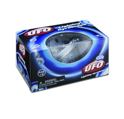 Navir 6050 UFO Lighting Gyroscope, leuchtender Gyroscopekreisel, LED in rot oder blau von Navir