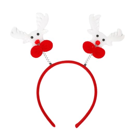 Navna Mistelzweig Stirnband für Weihnachten Geweih Kopfbedeckung Haarreifen für Halloween Weihnachten Kopfschmuck Party Supplies Weihnachten Party Supplies Geschirr von Navna