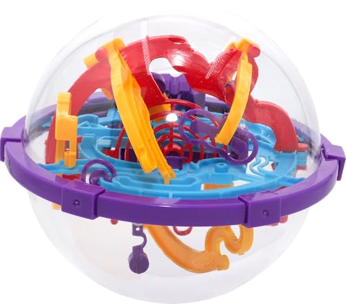 3D Puzzle Ball - Herausforderndes Gehirnlabyrinth Puzzlespiel, Familienparty Aktivität, Intelligenzwissen Spielzeug, für Erwachsene und Kinder, Fidget Toy, Gedächtnis-Gehirn-Herausforderung von Navoys