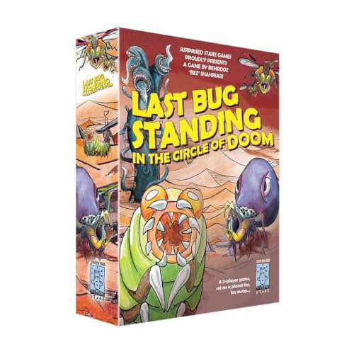 Surprised Stare Games | Last Bug Standing in The Circle of Doom | Board Game | English von Naylor Games