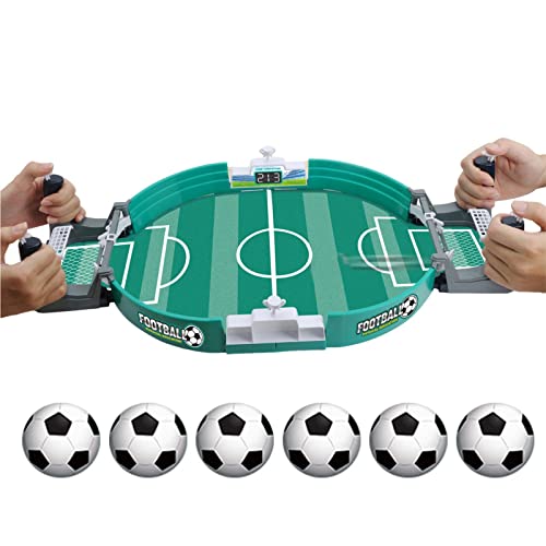 Nbbwwu Finger-Fußball-Brettspiel, kleines Fußball-Handspiel - Mini-Fußballspiele für Kinder - Eltern-Kind-Doppelfußballfeldspielzeug für Spaß und spannendes Spielzimmer-Familienspiel von Nbbwwu