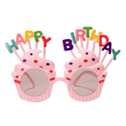 Nbbwwu Happy Birthday Sonnenbrille für Kinder, Neuheit Geburtstag Foto Requisiten Brille, Geburtstag Party Favors Neuheit Lustige Brille für Kinder & Erwachsene von Nbbwwu