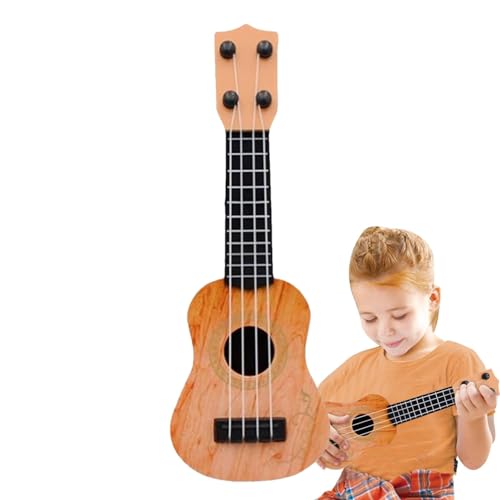 Nbbwwu Kinder-Ukulele, Kinder-Gitarrenspielzeug | Musikinstrument Ukulele Gitarrenspielzeug,Kinder Spielen frühes Lernspielzeug, tragbare Mini-Gitarre für Anfänger, Kinder, Kleinkinder, und Mädchen von Nbbwwu