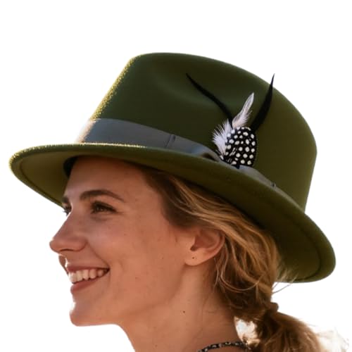 Nbbwwu Oktoberfest Hüte | Festival Kopfbedeckungen für Herren,Eleganter Filzhut für Erwachsene Bierfest Traditionelle Aktivitäten Foto Nbbwwu Oktoberfest Hüte | Festival Kopfbedeckungen für Herren,Eleganter Filzhut für Erwachsene Bierfest Traditionelle Aktivitäten Foto von Nbbwwu