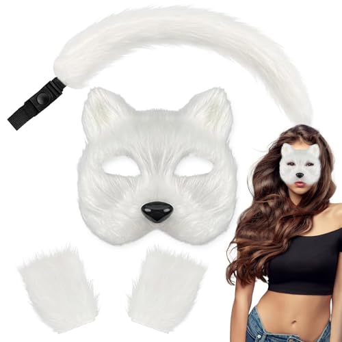 Nbbwwu Tier-Kostüm-Zubehör – Tiermasken-Kostüm, realistische Ausrüstung, verstellbare Träger und atmungsaktives Design mit Handschuhen für Maskottchen, Aufführungen, Fotoshootings, Rollenspiele Nbbwwu Tier-Kostüm-Zubehör – Tiermasken-Kostüm, realistische Ausrüstung, verstellbare Träger und atmungsaktives Design mit Handschuhen für Maskottchen, Aufführungen, Fotoshootings, Rollenspiele von Nbbwwu