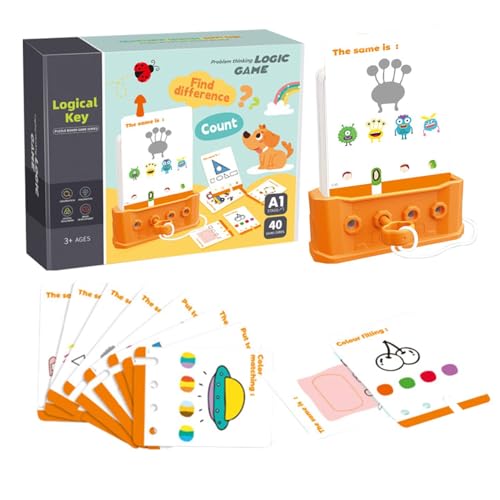 Nbbwwu Vorschul-Lern-Logikspiel, Kleinkind-Logikspielzeug - Logisches Lernspiel für Kleinkinder im Vorschulalter - Eltern-Kind-Interaktionsspielzeug für drinnen und draußen für und Mädchen für von Nbbwwu