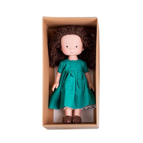 Nbbwwu Weiche handgefertigte Puppen, handgefertigte Strickpuppe - Süße kleine Mädchen-Strickpuppe | Handgefertigte Plüschpuppe, erste Puppe für Mädchen zum Weihnachtsgeburtstag, fördert die Fantasie Nbbwwu Weiche handgefertigte Puppen, handgefertigte Strickpuppe - Süße kleine Mädchen-Strickpuppe | Handgefertigte Plüschpuppe, erste Puppe für Mädchen zum Weihnachtsgeburtstag, fördert die Fantasie von Nbbwwu