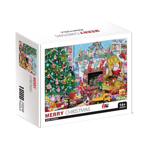 Nbbwwu Weihnachtspuzzle, Countdown bis Weihnachten Puzzles – 24-Tage-Adventspuzzle, jeden Tag im Dezember, festlicher Adventskalender-Puzzle von Nbbwwu