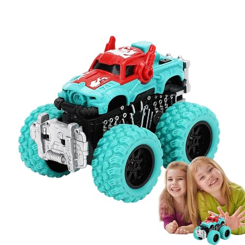 Nbbwwu Ziehen Sie Autospielzeuge zurück, ziehen Sie Autospielzeug zurück | Rennspulenback -Trucks Fahrzeug,Push and Go Inertia Car Racing Game Spielzeug für Kinder, Freunde, Mädchen von Nbbwwu