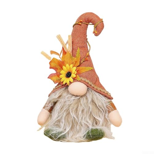 NbgrvB 1pc Stuffed Turkey Doll, Thanksgiving Tabletop Decorations Collectible Dolls, Autumn Turkey Plush Doll Kit (A) von NbgrvB