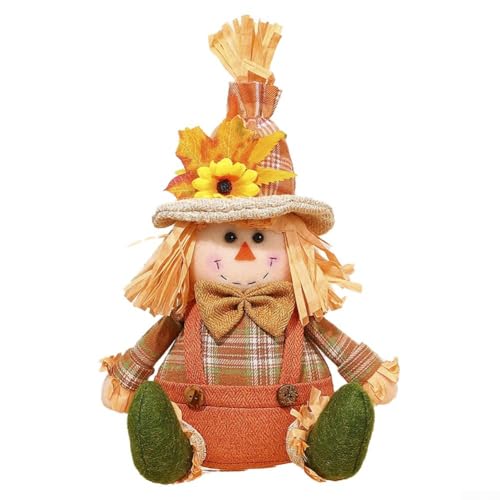 NbgrvB 1pc Stuffed Turkey Doll, Thanksgiving Tabletop Decorations Collectible Dolls, Autumn Turkey Plush Doll Kit (H) von NbgrvB