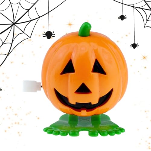 Aufziehspielzeug für Halloween, Kürbisse zum Aufziehen | Dekoratives mechanisches Spielzeug in Kürbisform, mechanisches Spielzeug springt und geht, niedliche Partydekorationen für interaktive Preise von Nbhuiakl