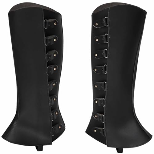 Kostüm Stiefelüberzüge | Over-the-Shoe Kostüm Stiefel - Retro Renaissance Stiefel Herren für Halloween-Kostüm, Mittelalter und Renaissance Kostüme von Nbhuiakl