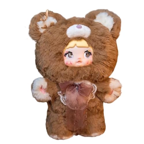 Plüschbär-Puppe, niedliche Bärenpuppe | niedliche Actionfigur, Anime-Puppe | Mädchen, entzückendes Spielzeug, Plüschpuppen, niedliche Figuren, Ornament für den Schreibtisch zu Hause, Dekoration zu von Nbhuiakl