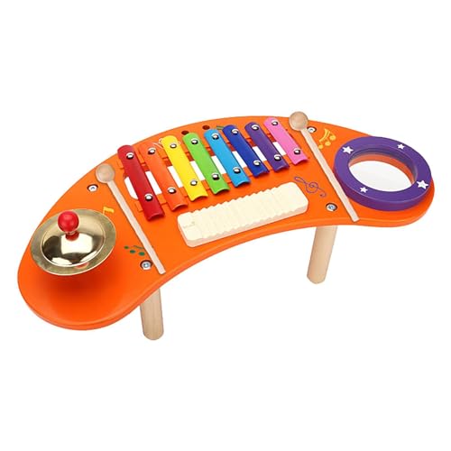 Xylophon-Spielzeug für Kinder, multifunktionales Musikspielzeug, Xylophon-Instrument für Kinder, hölzernes Xylophon-Instrument, Xylophon-Spielzeug für die Hand-Augen-Koordination, pädagogisches sensor von Nbhuiakl