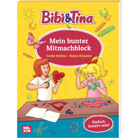 CARLSEN 512134 Bibi & Tina: Große Helden - Kleine Künstler: Mein bunter Mitmachblock von Nelson