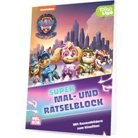 CARLSEN 512378 PAW Patrol - Der Mighty Kinofilm: Super Mal- und Rätselblock von Nelson