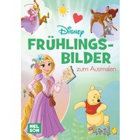 CARLSEN 512489 Disney Kreative Beschäftigung: Frühlingsbilder zum Ausmalen von Nelson