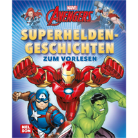 CARLSEN 512524 Marvel Avengers: Superhelden-Geschichten zum Vorlesen von Nelson