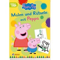 NELSON 511948 Peppa Pig: Malen und Rätseln mit Peppa von Nelson