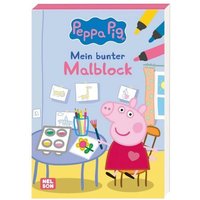 NELSON 512690 Peppa Wutz Ausmalbilder: Mein bunter Malblock von Nelson