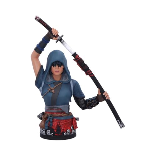 Nemesis Now Assassin's Creed Shadows Naoe Büste Figur, Harz, Mehrfarbig, 30 cm von Nemesis Now